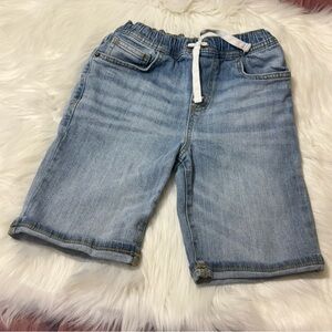 Cat & Jack Boys Size Large Denim Pull-On Shorts | Light Wash